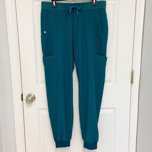 Mens Figs Scrub Pants Technical Collection Size Large Teal